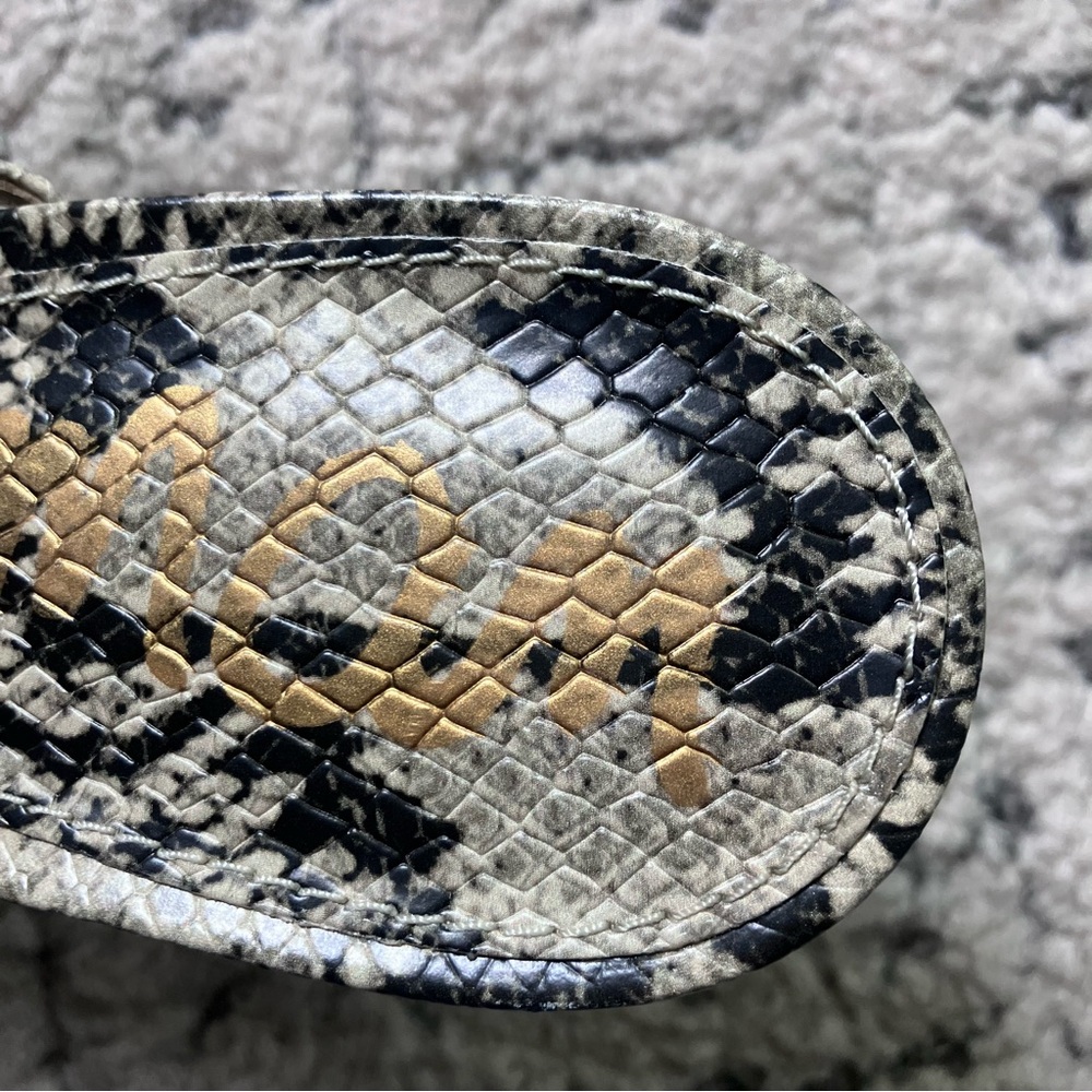 Strappy snakeskin Sam Edelman heels - Picture 6 of 14
